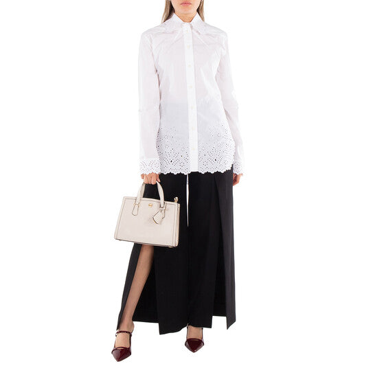 Small Chantal Leather Messenger Bag