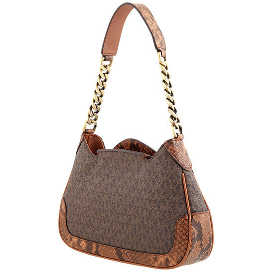 Small Hally Signature Logo Print Shoulder Bag