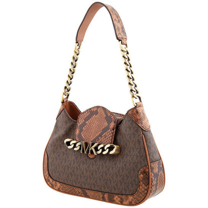 Small Hally Signature Logo Print Shoulder Bag