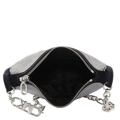 Small Kendall Embellished Suede Shoulder Bag