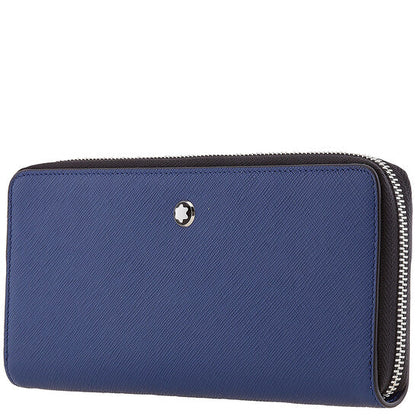 Blue Calfskin Sartorial Phone Pouch