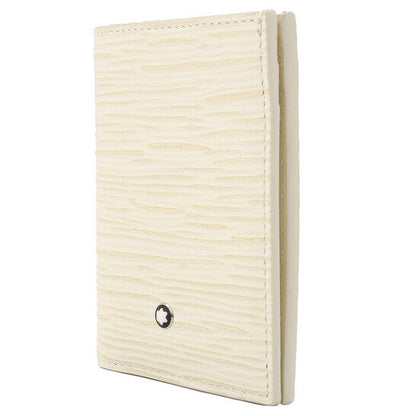 Meisterstuck 4810 Mini Leather Wallet In Ivory