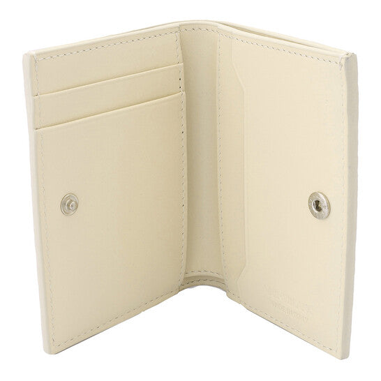 Meisterstuck 4810 Mini Leather Wallet In Ivory