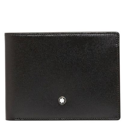 Meisterstuck Leather 6cc Wallet In Black