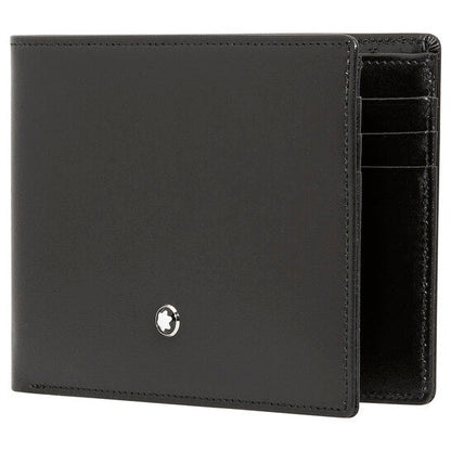 Meisterstuck Leather 6cc Wallet In Black