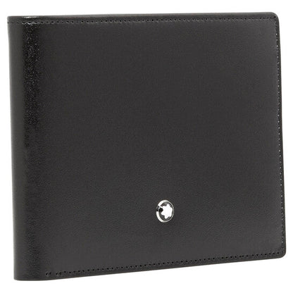 Meisterstuck Leather 6cc Wallet In Black