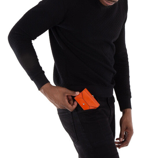 Meisterstuck Selection Soft Card Holder - Spicy Orange