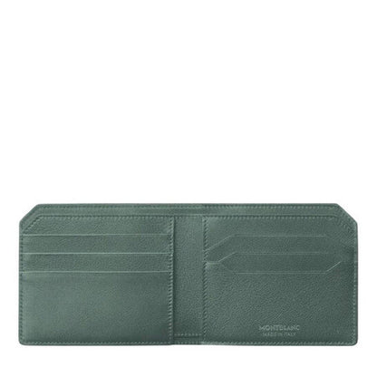 Pewter Leather Soft Wallet 6cc