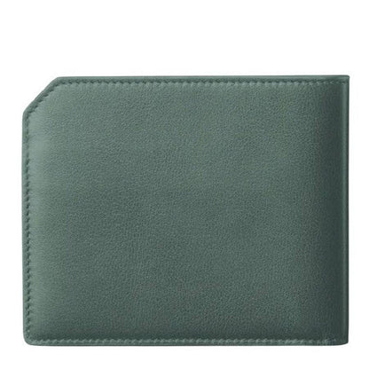 Pewter Leather Soft Wallet 6cc