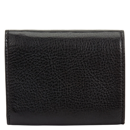 Soft Leather Trifold Origami Coin Wallet