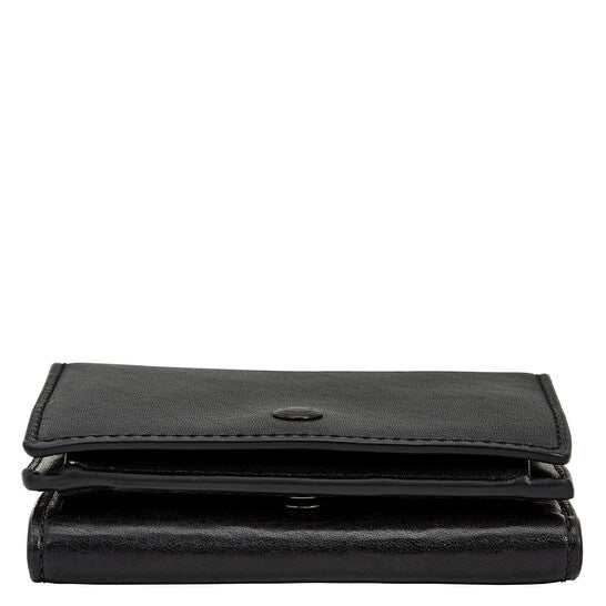 Soft Leather Trifold Origami Coin Wallet